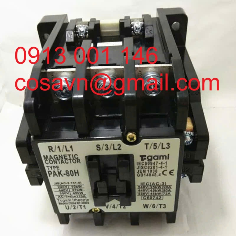Togami Công tắc tơ từ Togami PAK-80H PAK-80H